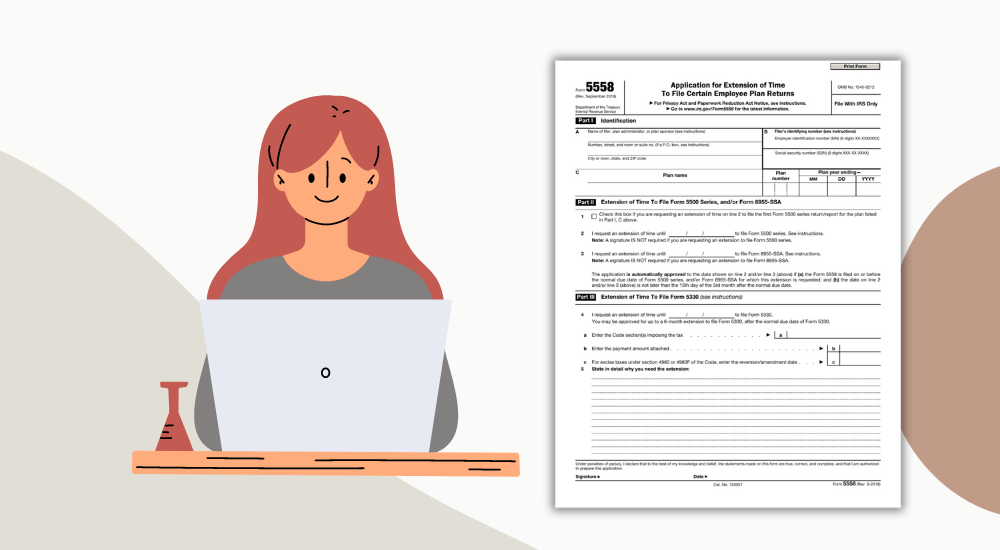 printable 5558 extension form